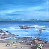 Click for more details of Loch Ryan (oil on canvas) by Jan Holak