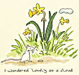 Click for more details of Lonely as a Cloud (cross stitch) by Bothy Threads