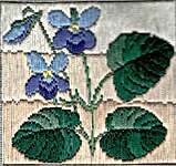 Click for more details of Long Stitch Mini Kit - Wood Violet (long-stitch) by Anne Peden