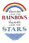 Click for more details of Look for Rainbows (cross stitch) by Peter Underhill