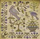Click/tap for more details of Loose Feathers - It's Spring Fever (cross stitch) by Blackbird Designs