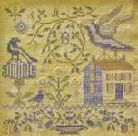 Click for more details of Loose Feathers - Light upon the Lawn (cross stitch) by Blackbird Designs