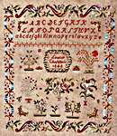 Click/tap for more details of Louise Chappius 1844 (cross stitch) by Jan Hicks