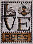 Click for more details of Love Bees (cross stitch) by Hinzeit
