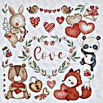 Click/tap for more details of Love (cross stitch) by Les Petites Croix de Lucie