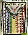Click for more details of Love Is Love (cross stitch) by Jan Hicks