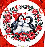 Click/tap for more details of Love Penguins (cross stitch) by Les Petites Croix de Lucie
