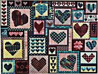 Click/tap for more details of Lovestruck (tapestry) by Needle Delights Originals