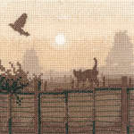 Click for more details of Lucky Escape (cross stitch) by Phil Smith