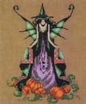 Click/tap for more details of Luna (cross stitch) by Nora Corbett