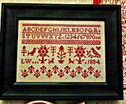 Click/tap for more details of LW 1884 (cross stitch) by Lila's Studio