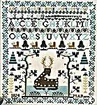 Click for more details of M A Reeve, 1824 (cross stitch) by Kathy Barrick