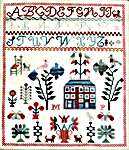 Click/tap for more details of M P Motif Sampler (cross stitch) by From The Heart