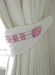 Click for more details of Mackintosh style curtain tie backs (cross stitch) by Anne Peden