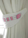 Mackintosh style curtain tie backs