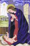 Click/tap for more details of Madonna (cross stitch) by Eva Rosenstand