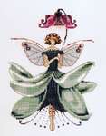 Click/tap for more details of Magnolia (cross stitch) by Nora Corbett