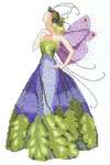 Click/tap for more details of Maidenhair (cross stitch) by Nora Corbett