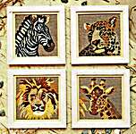 Click for more details of Majestic Animals Set of Four (tapestry) by Glorafilia