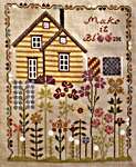 Click/tap for more details of Make It Bloom (cross stitch) by Thistles