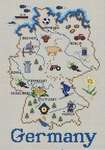 Click for more details of Map of Germany (cross stitch) by Sue Hillis Designs