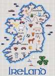 Click for more details of Map of Ireland (cross stitch) by Sue Hillis Designs
