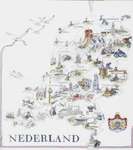 Click for more details of Map of Netherlands (cross stitch) by Lanarte