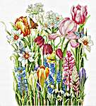 Click/tap for more details of March Bouquet (cross stitch) by Luca - S