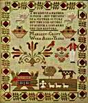 Click/tap for more details of Margret Croft Sampler (cross stitch) by Needle Work Press