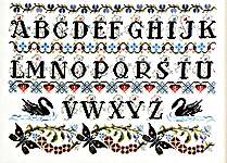 Click/tap for more details of Marlow Close Sampler (cross stitch) by Rosewood Manor