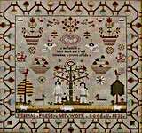 Click/tap for more details of Martha Pudsey 1835 (cross stitch) by The Scarlett House