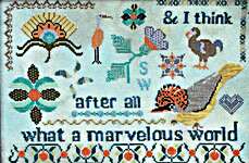 Click for more details of Marvelous World (cross stitch) by Lindy Stitches