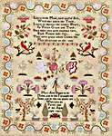 Click/tap for more details of Mary Ann Diaper 1826 (cross stitch) by Hands Across the Sea Samplers