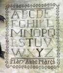 Click/tap for more details of Mary Anne March (cross stitch) by Kathy Barrick