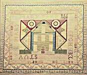 Click/tap for more details of Mary Barr 1828 Sampler (cross stitch) by The Wishing Thorn