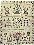 Click/tap for more details of Mary Elizabeth Leet 1865 Sampler (cross stitch) by The Wishing Thorn