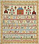 Click for more details of Mary G. Ramage 1891 (cross stitch) by Hands Across the Sea Samplers