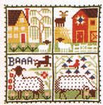 Click/tap for more details of May (cross stitch) by The Prairie Schooler