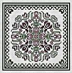 Click for more details of May Hearts Square (cross stitch) by Happiness is Heart Made