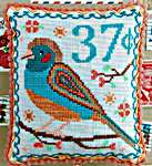 Click for more details of May Red Cheeked Cordon-Bleu (cross stitch) by Lindy Stitches