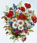 Click for more details of Meadow Blooms (cross stitch) by Merejka