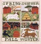 Click/tap for more details of Measure of a Year (cross stitch) by The Prairie Schooler