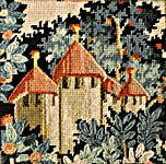 Click for more details of Medieval Castle (tapestry) by Glorafilia