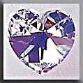 Click for more details of Medium Heart Crystal (beads and treasures) by Mill Hill