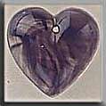 Click for more details of Medium Quartz Heart Purple (beads and treasures) by Mill Hill