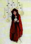Click for more details of Mei and the Crystal Ball (cross stitch) by Nimue Fee Main