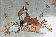 Click/tap for more details of Melodia Autunnale (Autumn Melody) (cross stitch) by Serenita di Campagna