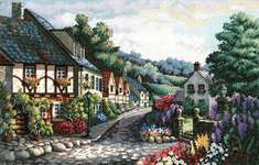 Click/tap for more details of Memory Lane (cross stitch) by Dimensions