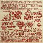Click/tap for more details of Mercedes Ospina 1863 (cross stitch) by Queenstown Sampler Designs
