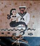 Click for more details of Mermaid and Sailor (cross stitch) by Fairy Wool in The Wood